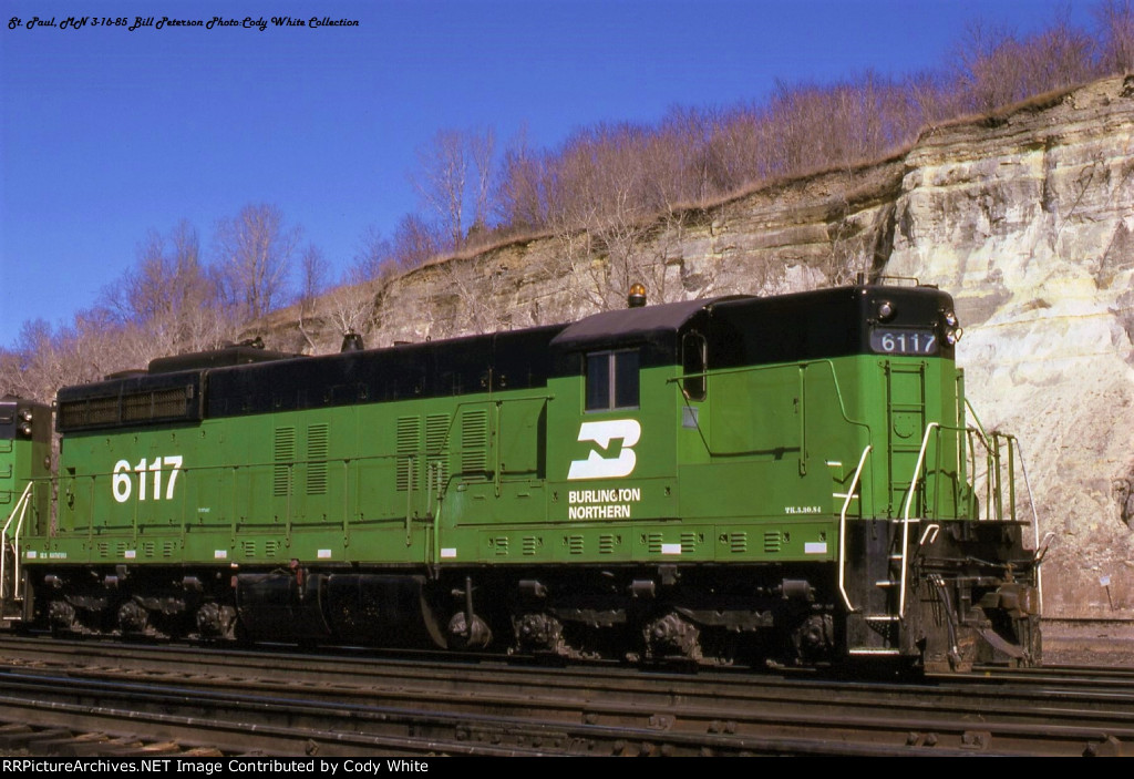 Burlington Northern SD9 6117